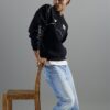 Blå jeans med raka ben Blå jeans med raka ben