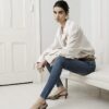Blå Molly Bum Sculpt Skinny Jeans med medelhöjd