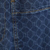 Blå Monogram Relaxed Flare Jeans