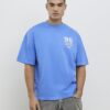 Blå Nagoya 96 T-shirt i oversized-passform