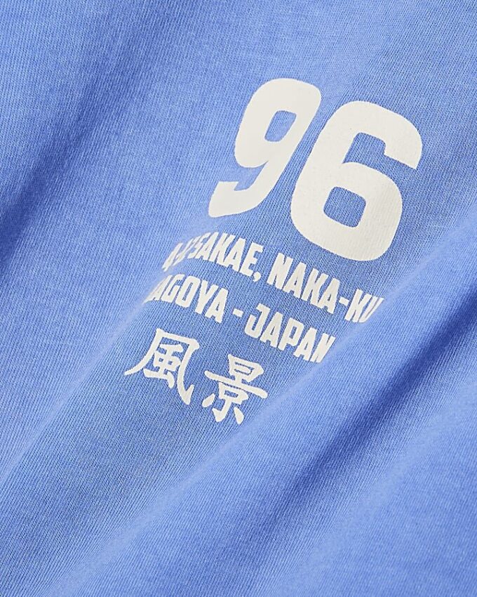 Blå Nagoya 96 T-shirt i oversized-passform