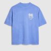 Blå Nagoya 96 T-shirt i oversized-passform