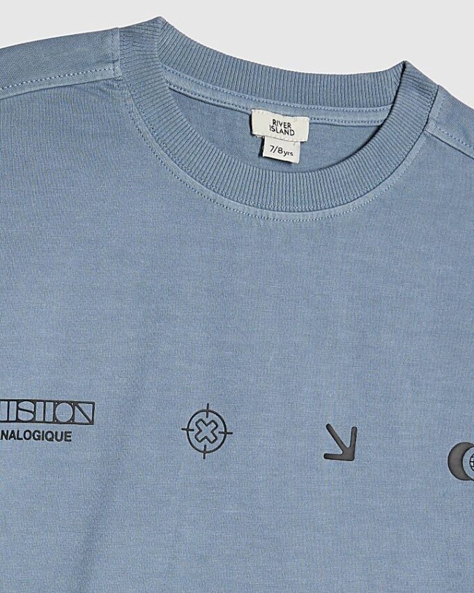 Blå Ombre Studio T-shirt för pojkar