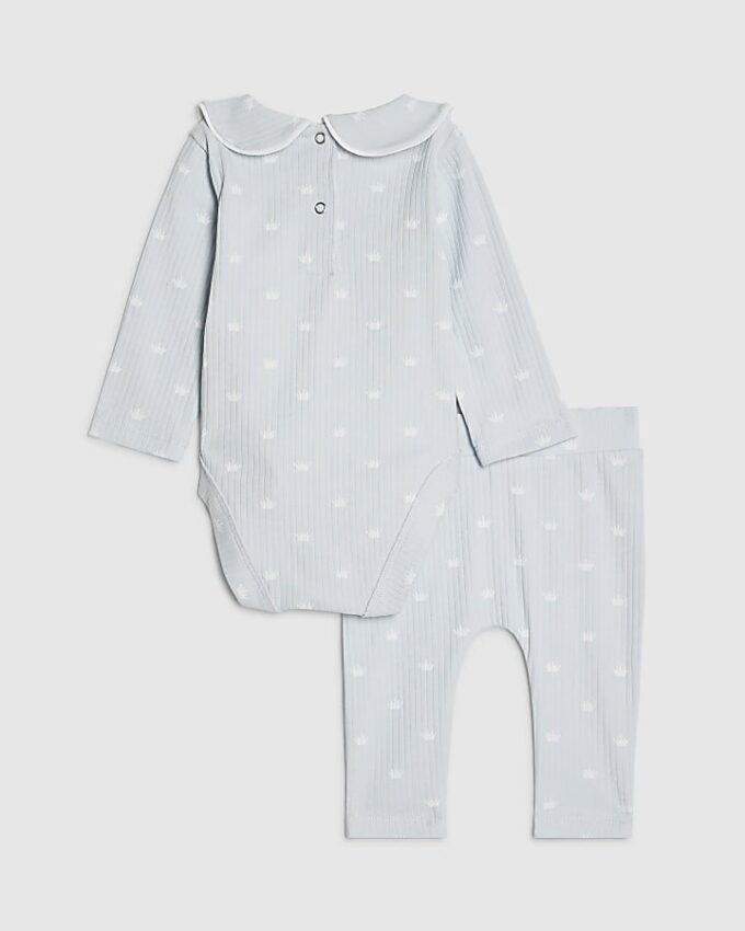 Blå outfit för pojkar med motiv av Den lille prinsen