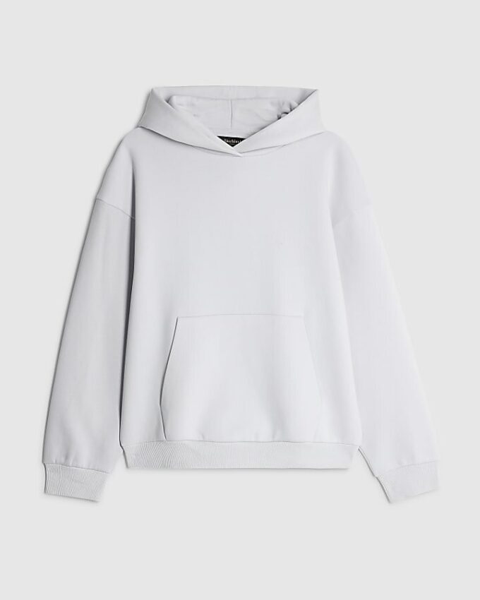 Blå oversized hoodie