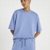 Blå Premium kortärmad Boxy Fit T-shirt