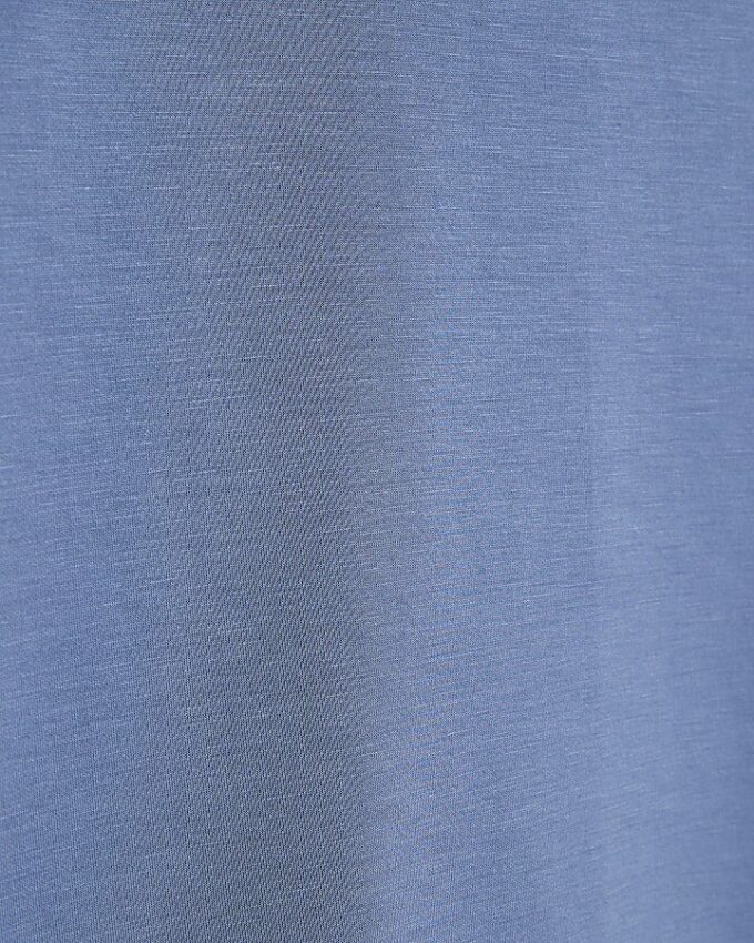 Blå premium-T-shirt med boxig passform
