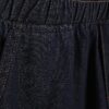 Blå pull-on-jeans med utsvängda ben
