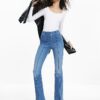 Blå Pull-On Sculpt Flared Jeans Blå Pull-On Sculpt Flared Jeans
