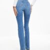 Blå Pull-On Sculpt Flared Jeans Blå Pull-On Sculpt Flared Jeans