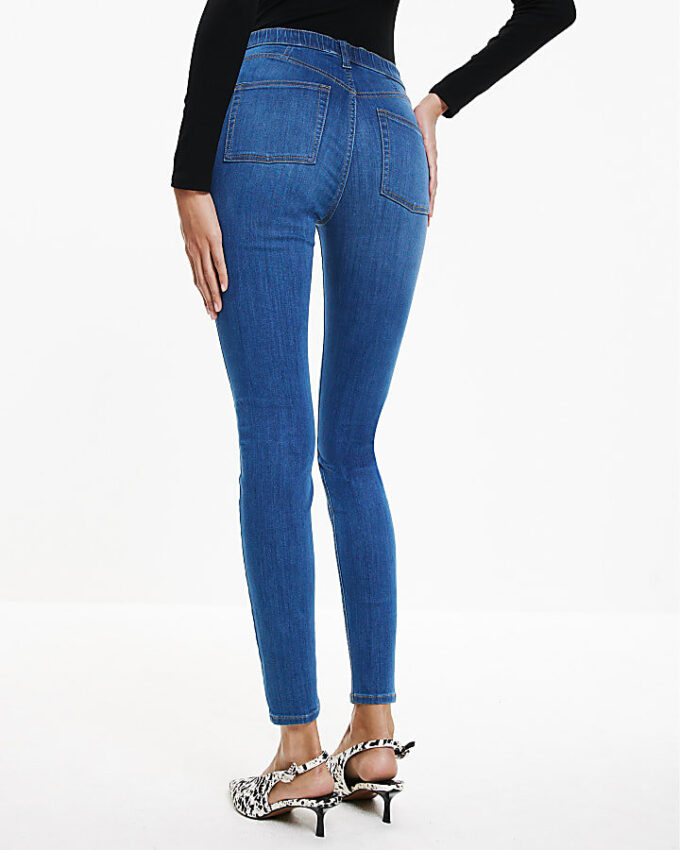Blå Pull-On Sculpt Skinny Jeans Blå Pull-On Sculpt Skinny Jeans