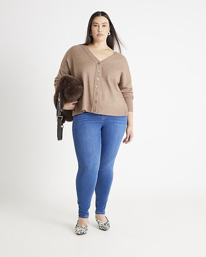 Blå Pull-On Sculpt Skinny Jeans Blå Pull-On Sculpt Skinny Jeans