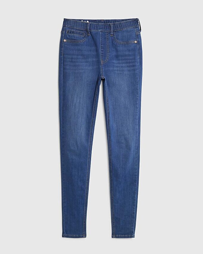 Blå Pull-On Sculpt Skinny Jeans Blå Pull-On Sculpt Skinny Jeans