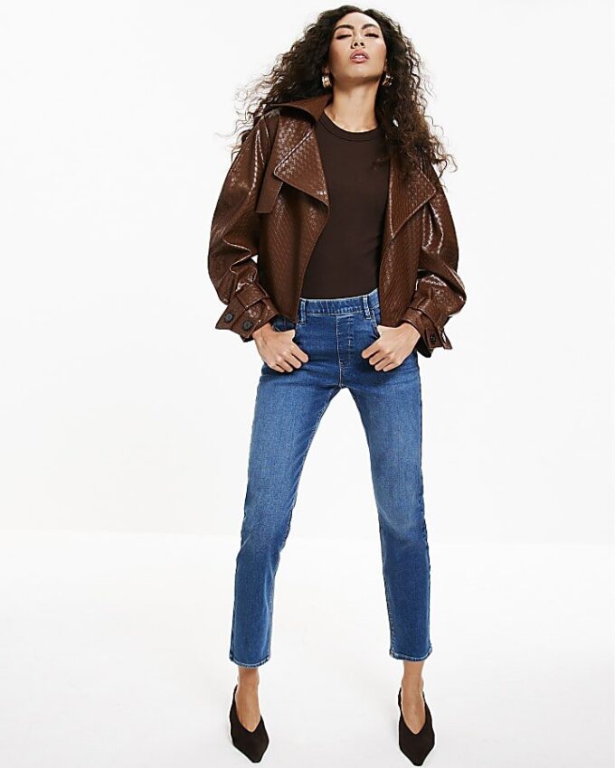 Blå Pull-On Sculpt Slim Jeans Blå Pull-On Sculpt Slim Jeans