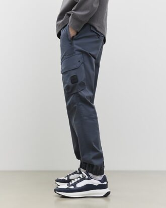 Blå Regular Fit Cargo Trousers