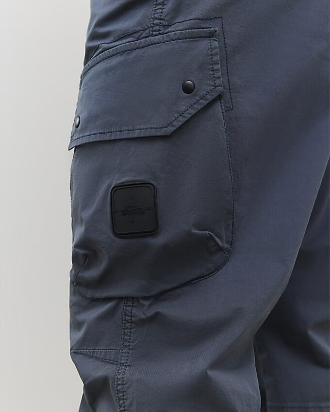 Blå Regular Fit Cargo Trousers