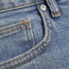 Blå Relaxed Straight Jeans