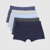 Blå RI Jacquard 5-pack boxershorts