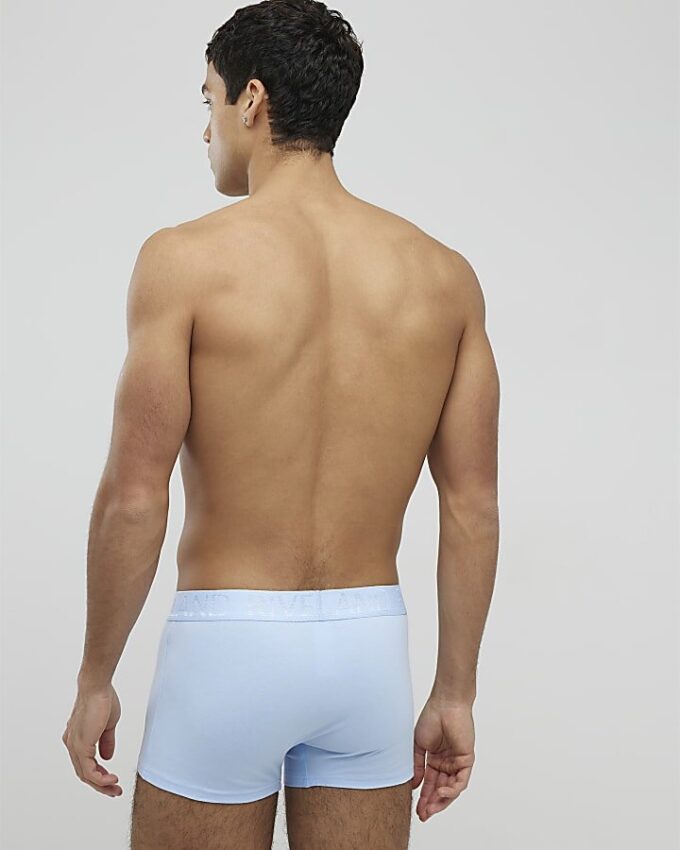 Blå RI Jacquard 5-pack boxershorts