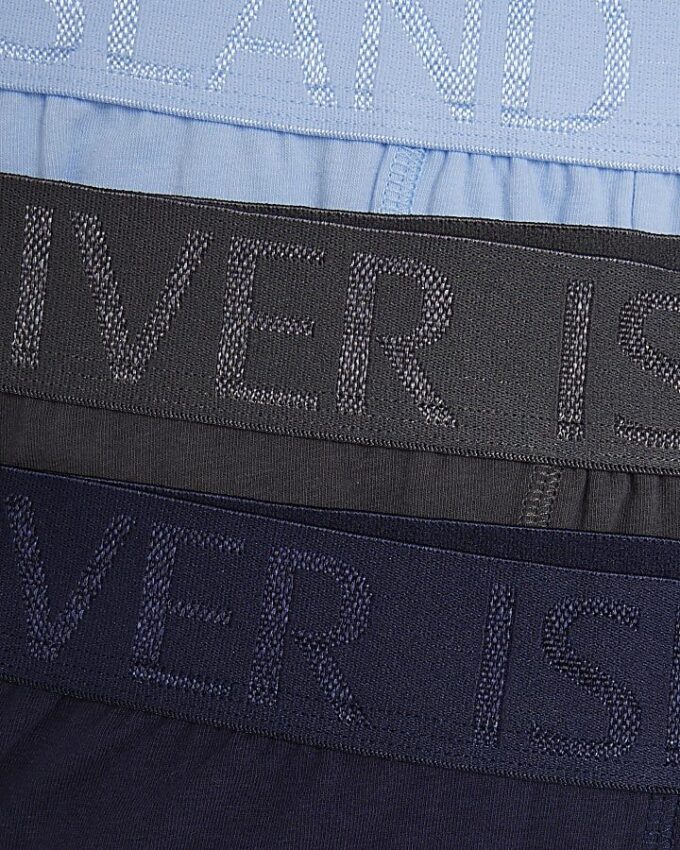 Blå RI Jacquard 5-pack boxershorts