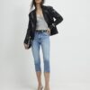 Blå skinny capri-jeans Blå skinny capri-jeans