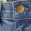 Blå skinny capri-jeans Blå skinny capri-jeans