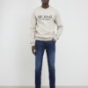 Blå skinny fit-jeans