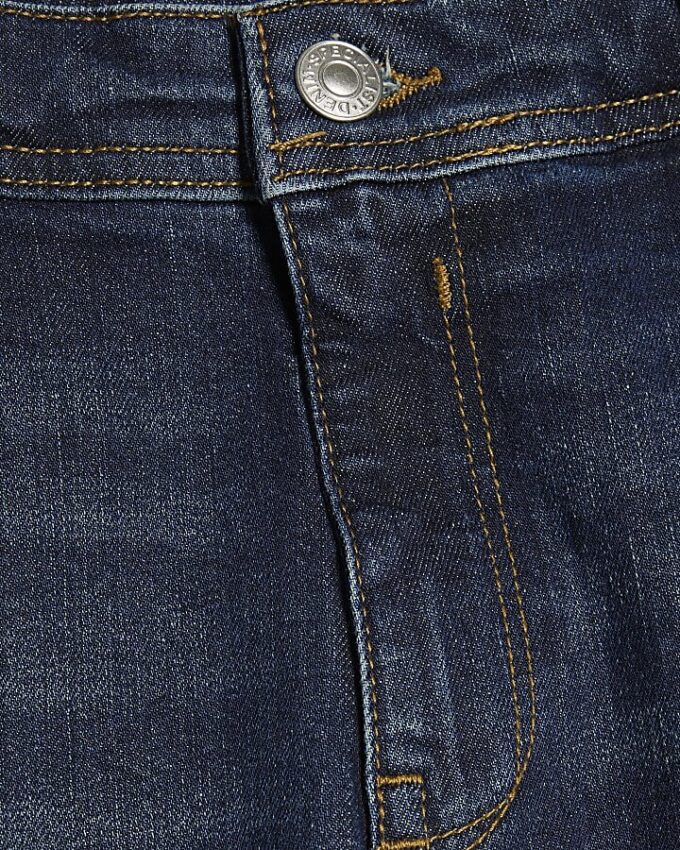 Blå skinny fit-jeans