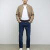 Blå slim fit-jeans Blå slim fit-jeans