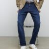 Blå slim fit-jeans Blå slim fit-jeans