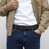 Blå slim fit-jeans Blå slim fit-jeans