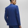 Blå slim fit-kostymjacka med struktur Blå slim fit-kostymjacka med struktur