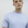 Blå slim fit-T-shirt Blå slim fit-T-shirt
