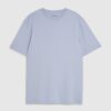 Blå slim fit-T-shirt Blå slim fit-T-shirt