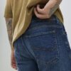 Blå spray-on-jeans Blå spray-on-jeans