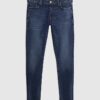 Blå spray-on-jeans Blå spray-on-jeans