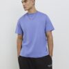 Blå T-shirt med normal passform