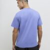 Blå T-shirt med normal passform