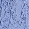 Blå texturerad bandeau-bikinitopp