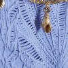 Blå texturerade bikinitrosor