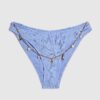 Blå texturerade bikinitrosor