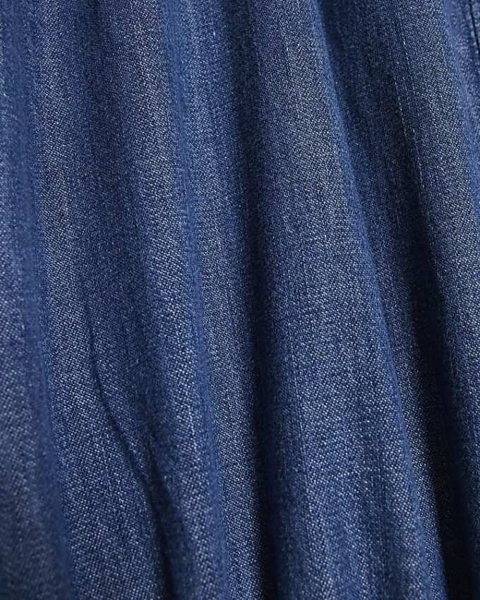Blåa joggingbyxor i denim