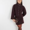 Brun Cosy minikjol