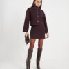 Brun Cosy minikjol