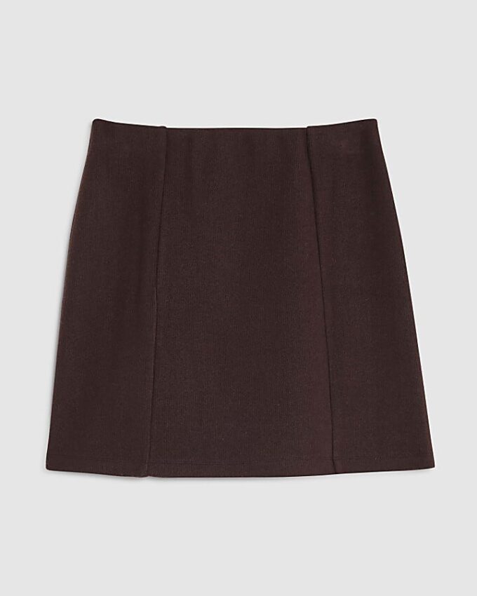 Brun Cosy minikjol