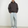 Brun hoodie i oversized-passform Brun hoodie i oversized-passform