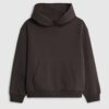 Brun hoodie i oversized-passform Brun hoodie i oversized-passform