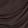 Brun kortärmad off shoulder-top med drapering