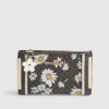 Brun miniväska med daisy-monogramtryck