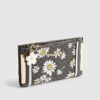 Brun miniväska med daisy-monogramtryck